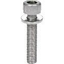 Titanium Hex Socket Head Cap Screws with Captive Washers